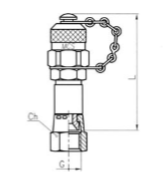 JIC37度旋轉母螺紋測壓街頭系列620.05