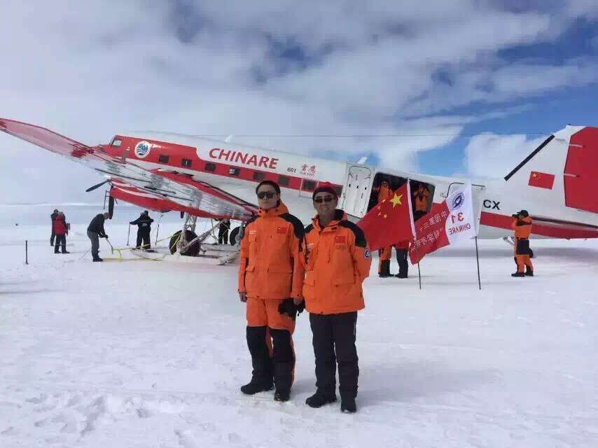 中國首駕南極固定翼飛機“雪鷹”601平安抵達南極中山站